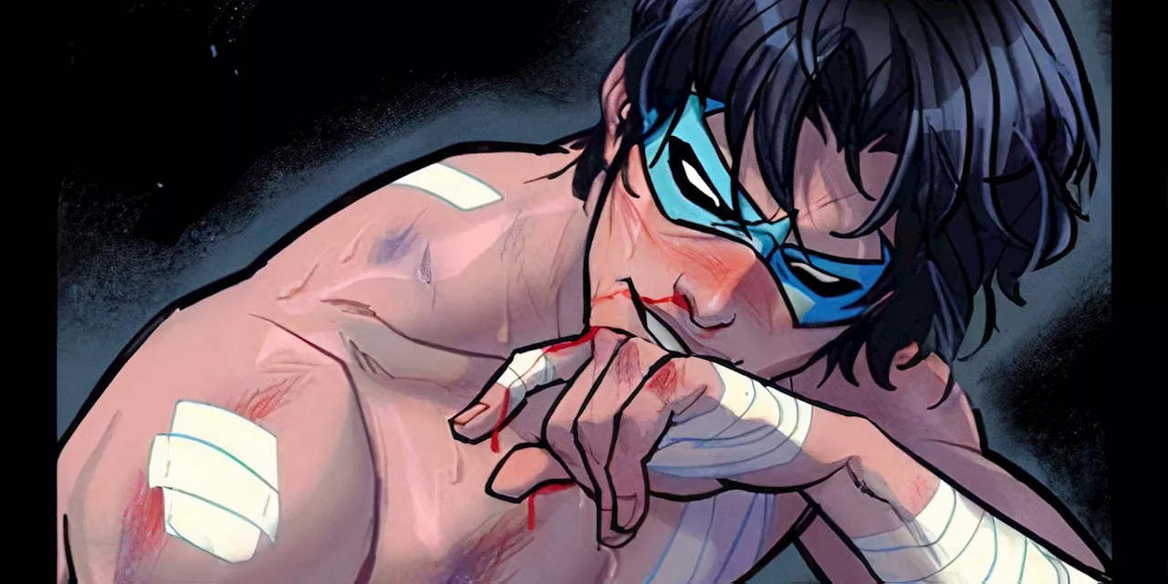 Nightwing's Ultimate Fan Service Cover Combines a New Ride & Rippling Abs