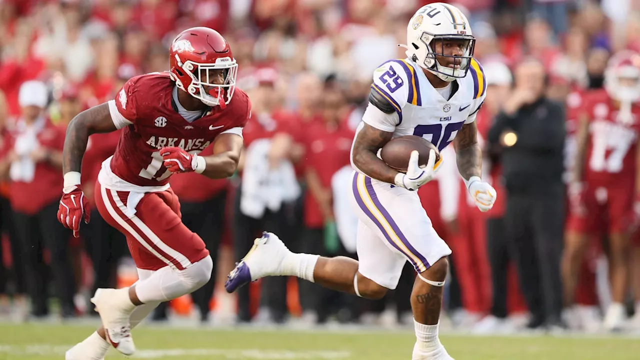 Brian Kelly Provides a Status Update on LSU Football Running Back Caden Durham