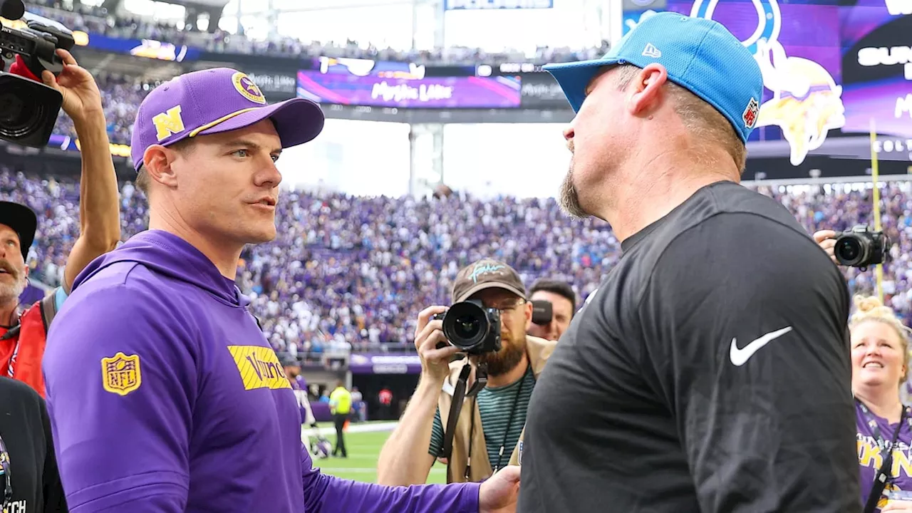 The Vikings and Lions played a remarkably even football game on Sunday