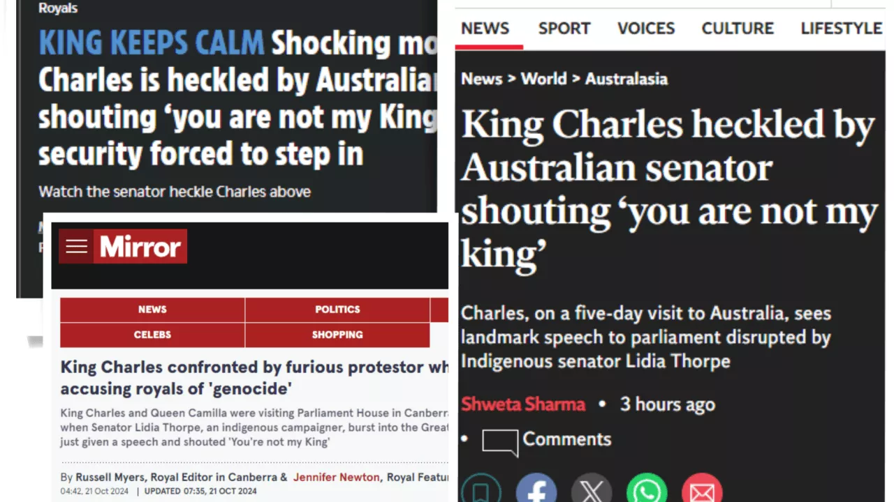 United Kingdom reacts to Senator Thorpe’s outburst against King Charles