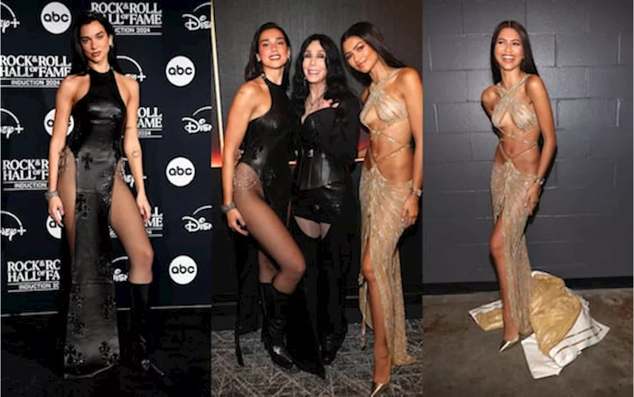 Zendaya e Dua Lipa, i look alla cerimonia per Cher alla Rock & Roll Hall of Fame. FOTO