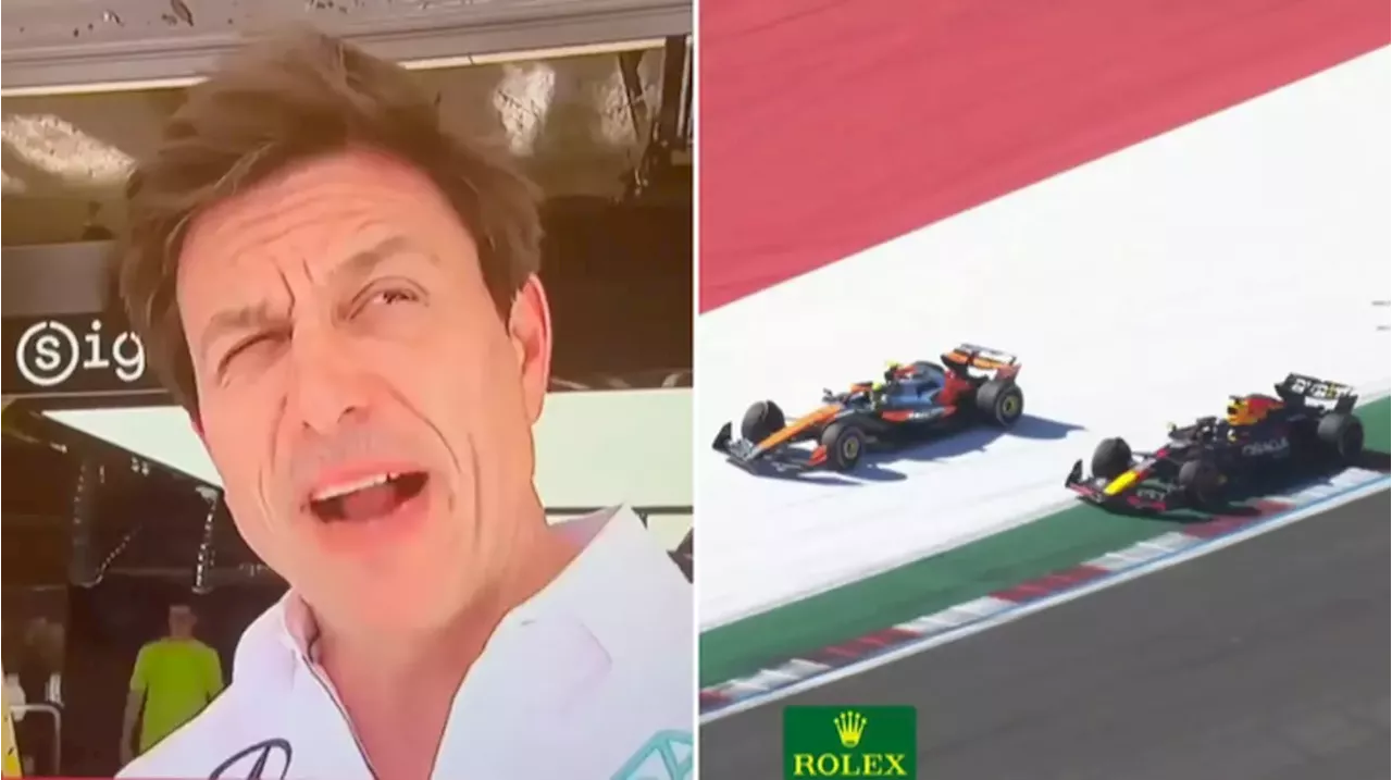 Toto Wolff's immediate reaction to Lando Norris' penalty during controversial US Grand Prix speaks volumes