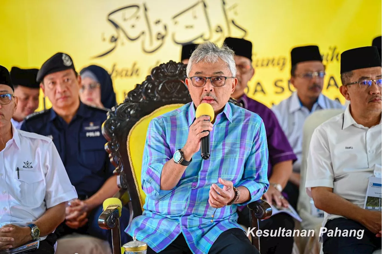 Pahang Sultan calls for in-depth study to prevent landslides