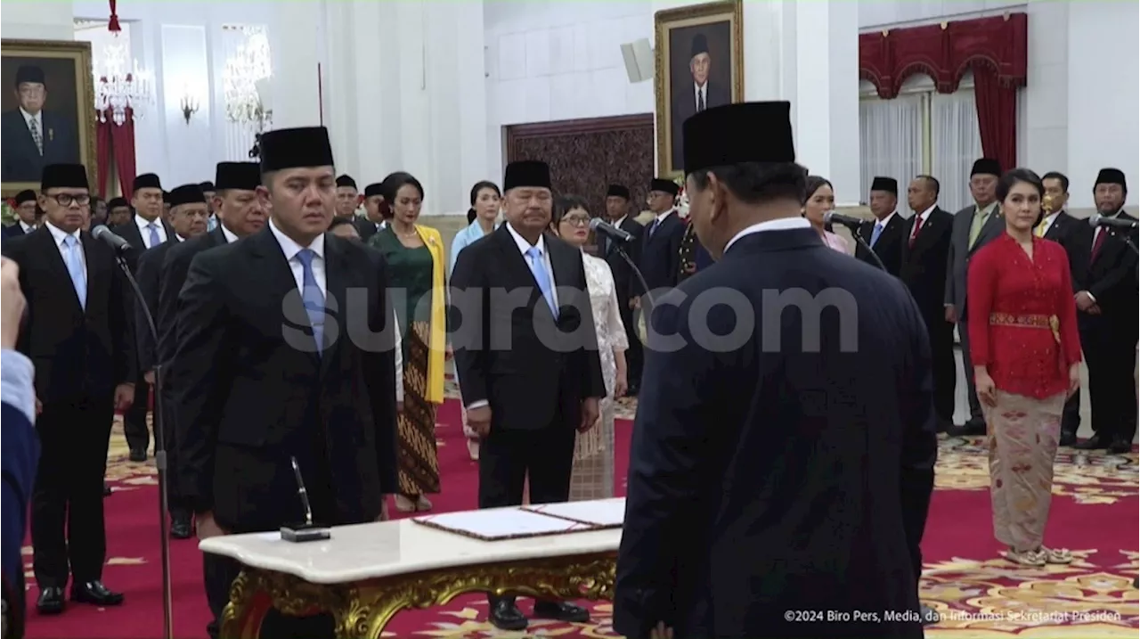 Resmi! Prabowo Lantik Jajaran Wakil Menteri, Berikut Daftar Lengkap