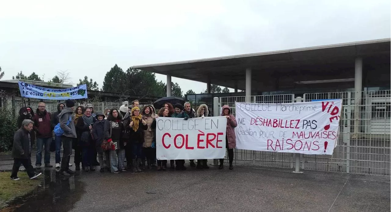 Bassin d’Arcachon : les enseignants du collège de Marcheprime, « dépeuplé », en appellent au président du Département