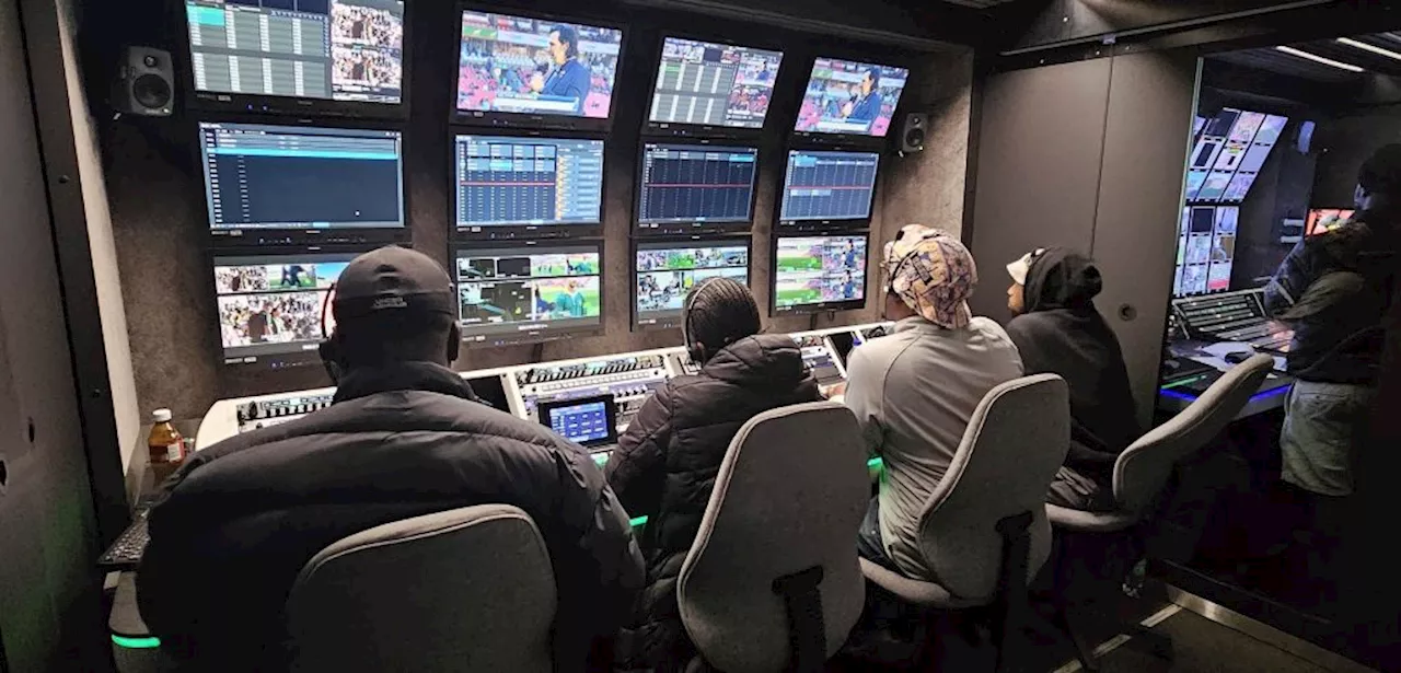 Inside IP1, SuperSport's state-of-the-art outside broadcast truck - on match day