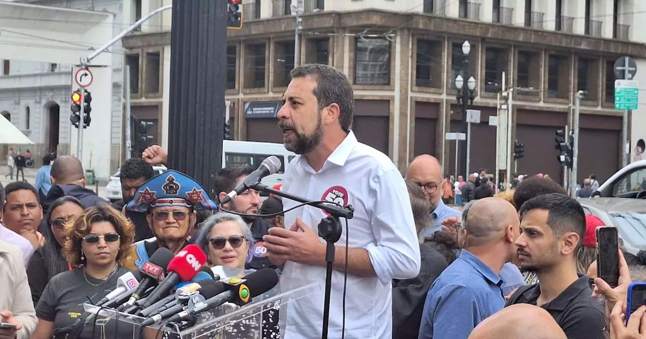 Boulos afirma que dormirá essa semana em caravanas para tentar virar votos em SP: 'Tenho esperança'