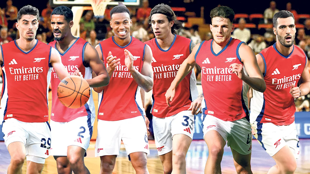 6ft2in Arsenal star admits he feels ‘tiny’ in Mikel Arteta’s giant squad as he says ‘it’s like a basketbal...