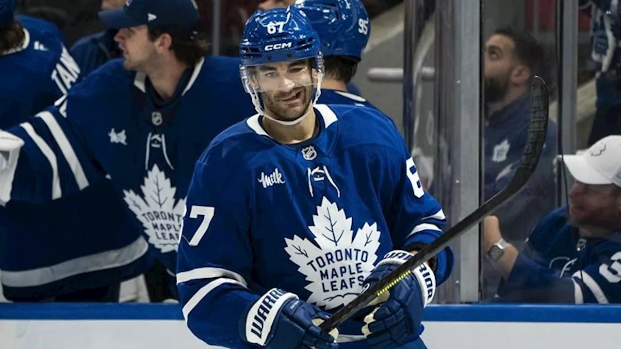 Ice Chips: Pacioretty draws into Leafs' lineup, Woll possible Tuesday