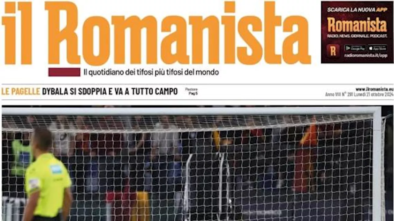 L'Inter espugna l'Olimpico, Il Romanista netto in apertura: 'Una questione di qualità'