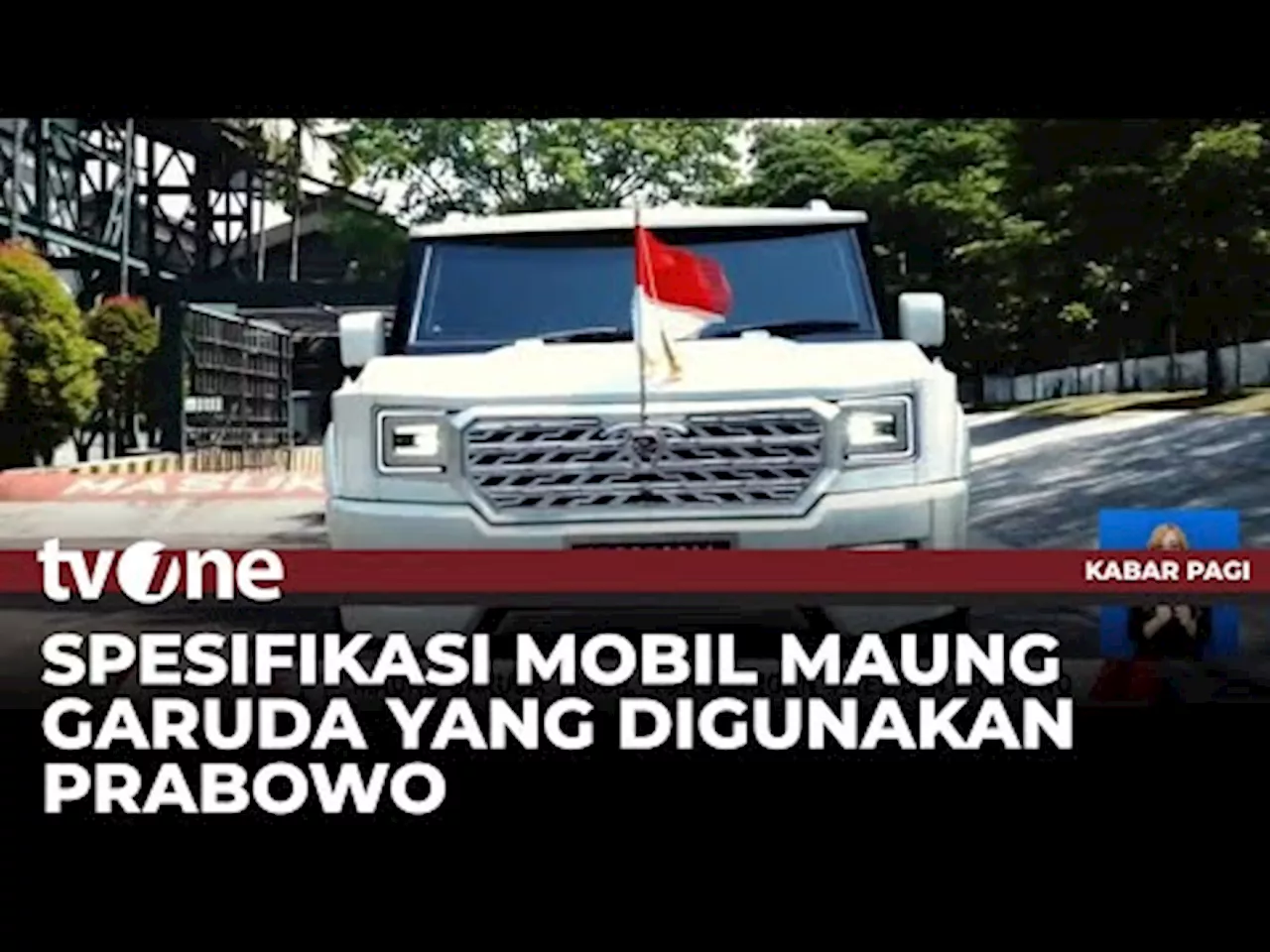 Profil Singkat 'Maung Garuda' Mobil 'Tunggangan' Presiden Prabowo Subianto