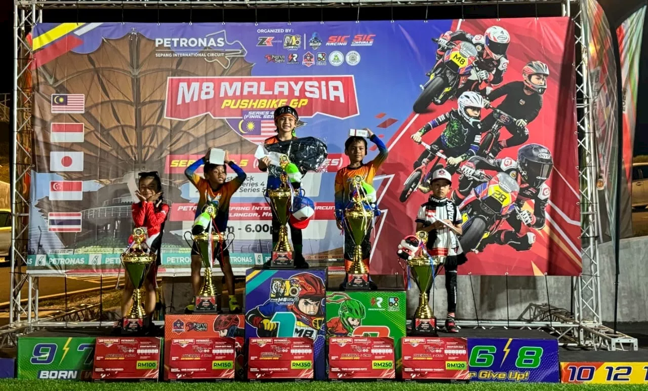 Cemerlang pushbike, Dayyan Adam Zafri beralih ke perlumbaan mini pocketbike