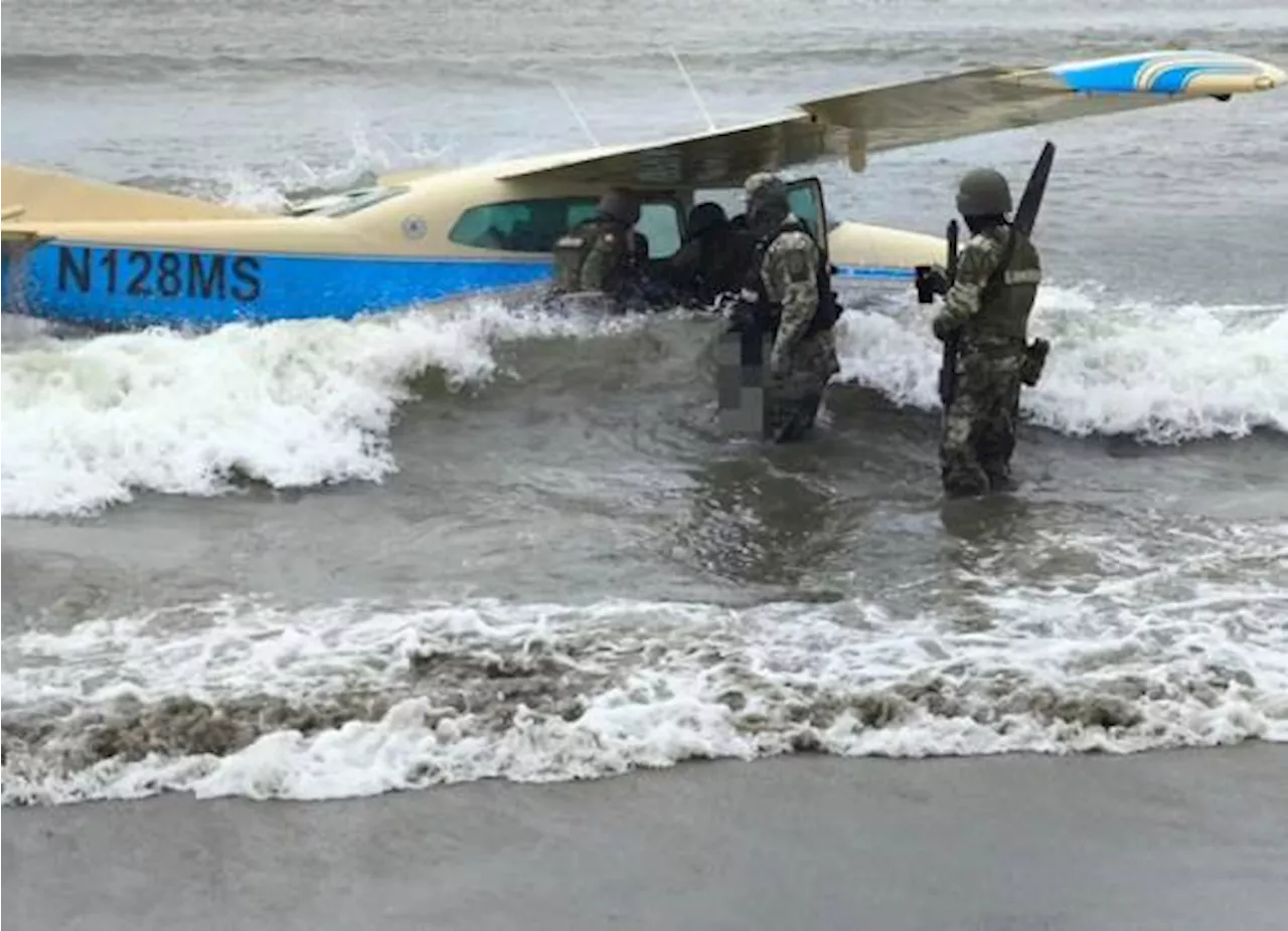 La Fuerza Aérea interceptó una avioneta con 500 kilos de cocaína en Oaxaca