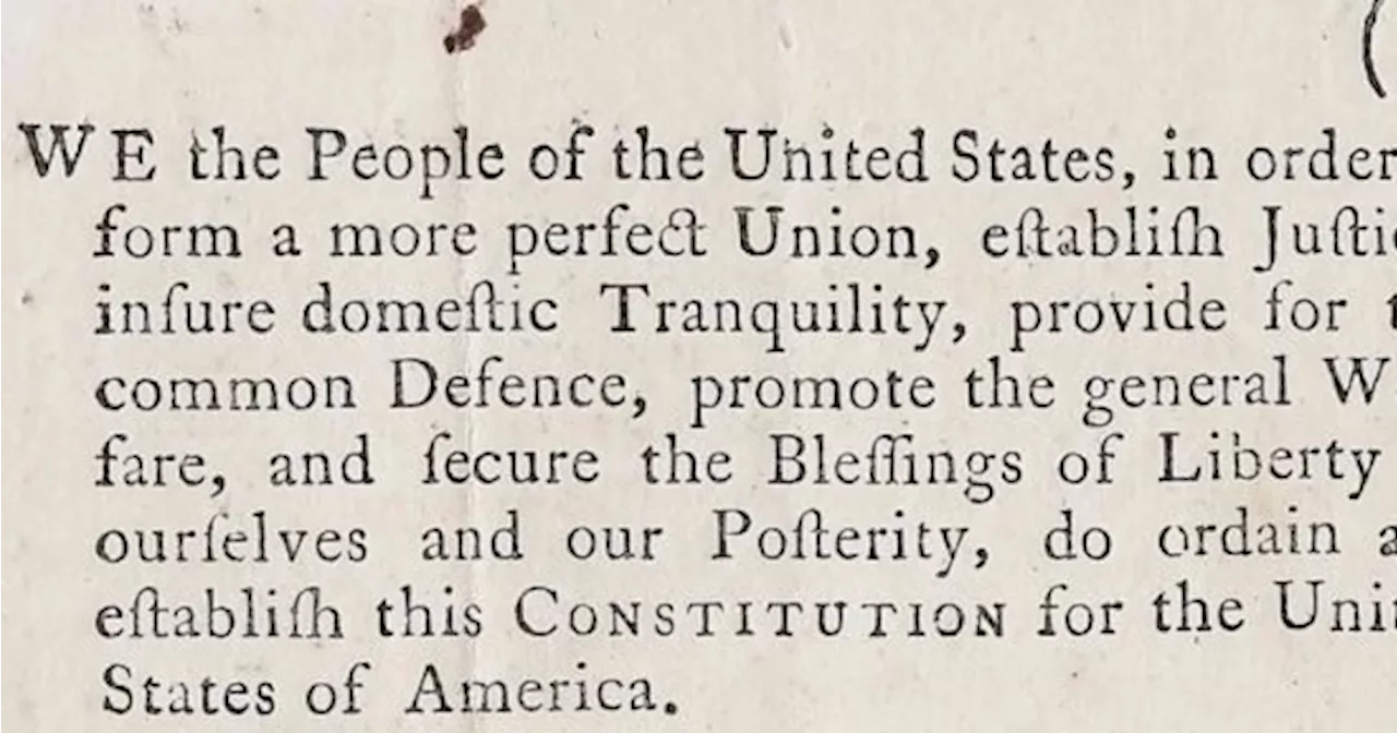 بيع نسخة نادرة من الدستور الأمريكي مقابل 9 ملايين دولار