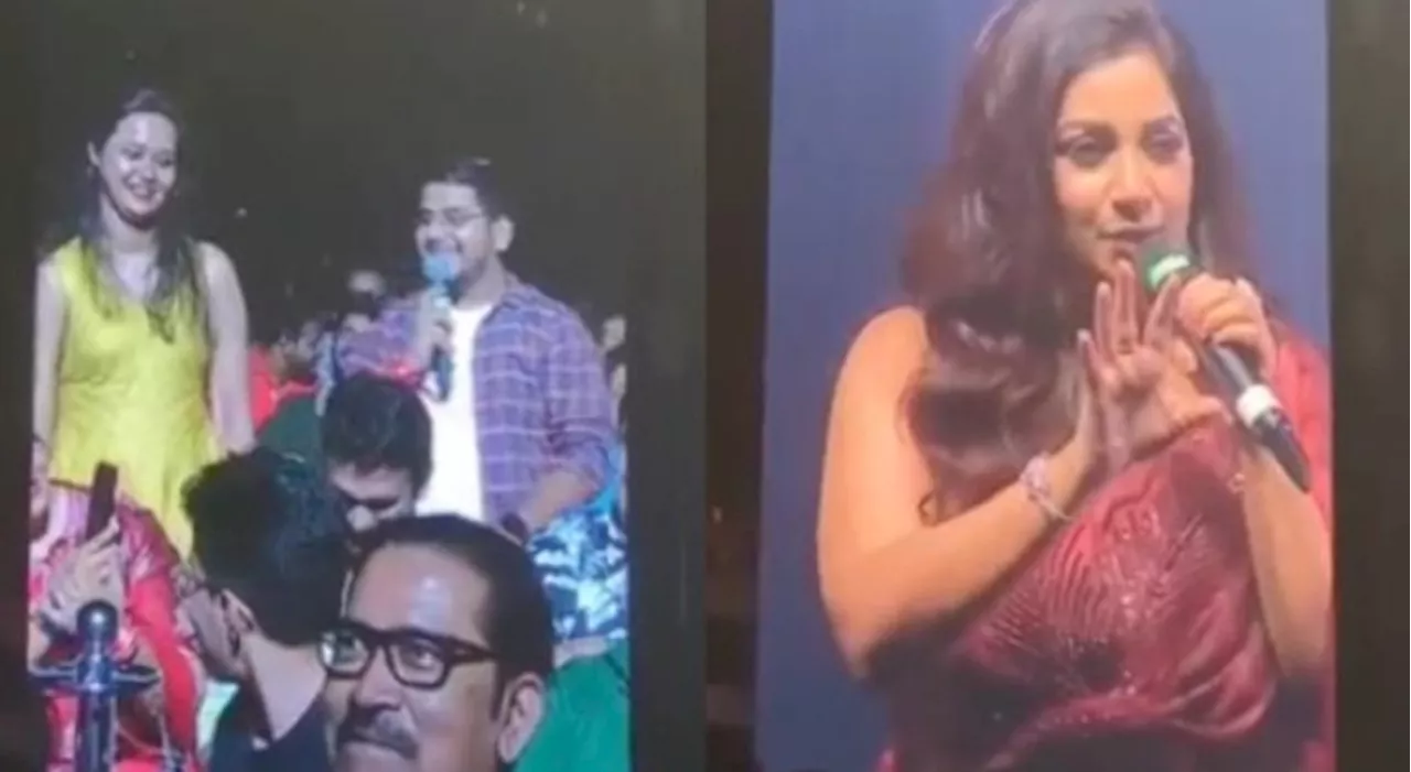 Man goes viral for proposing girlfriend at Shreya Ghoshal concert in Kolkata