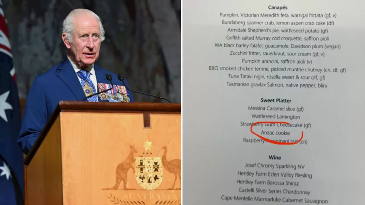 Illegal menu item spotted on platter at parliamentary reception for King Charles and Camilla