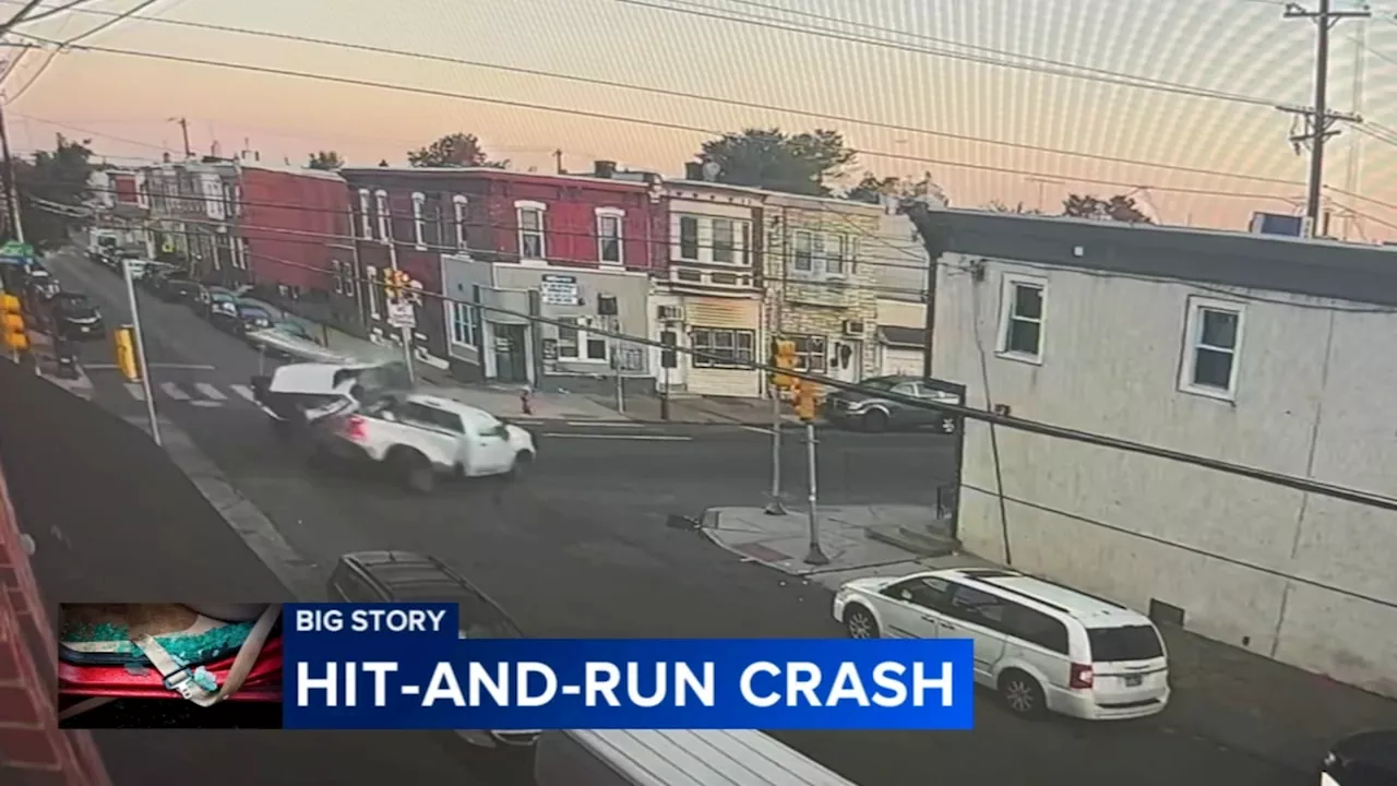 4 juveniles sought after serious crash caught on camera in Philadelphia