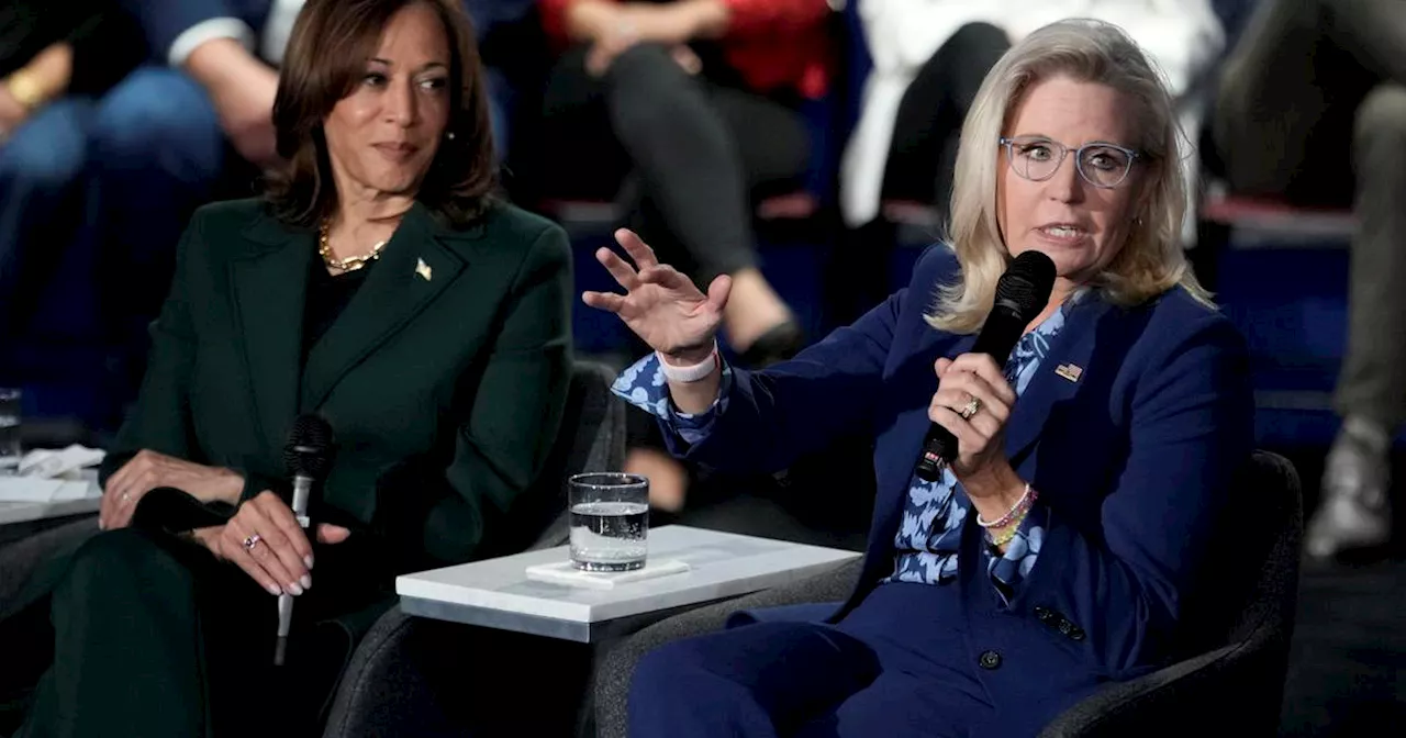 Liz Cheney helps Harris seek moderate votes as they paint Trump as a dangerous choice