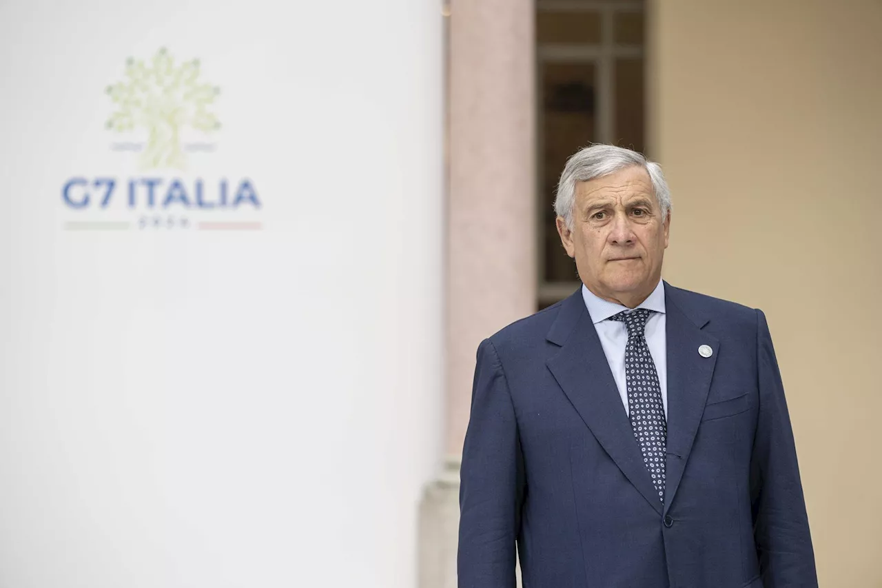 G7 a Pescara, la proposta di Tajani per Gaza