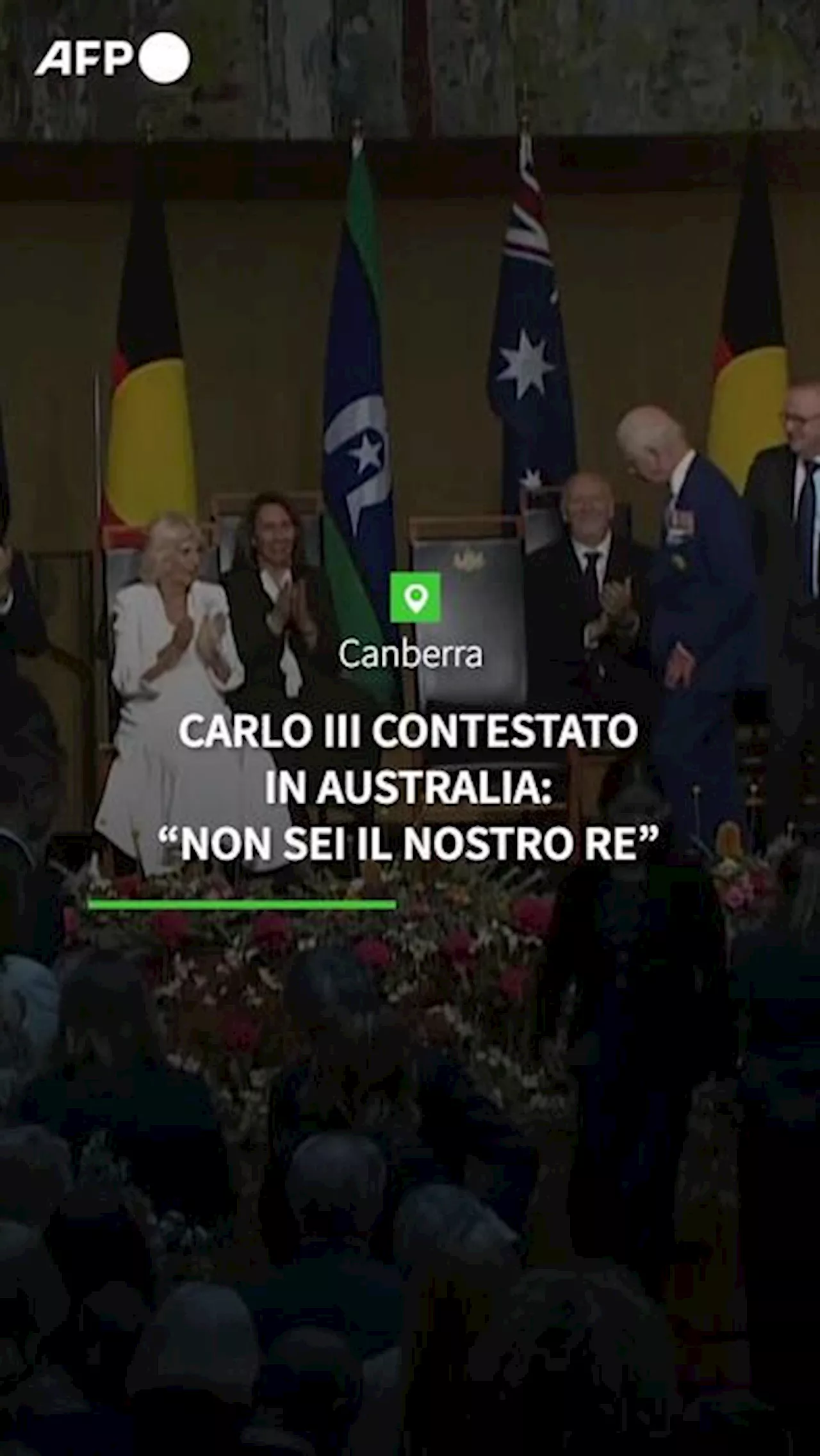 Carlo III contestato in Australia: 'Non sei il nostro re'