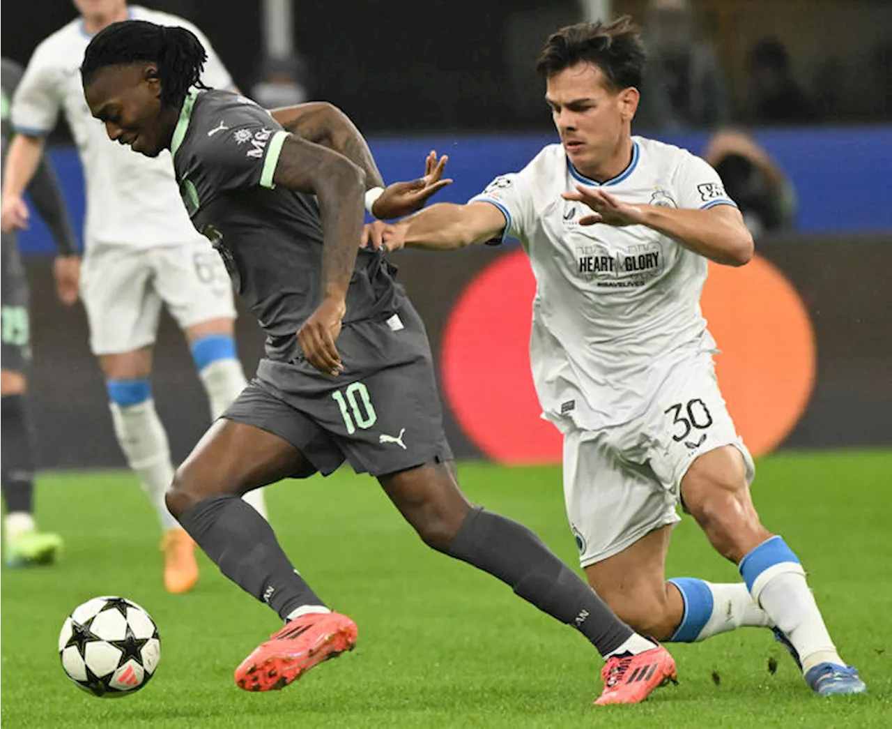 Champions League, in campo Milan-Bruges 1-0 LIVE