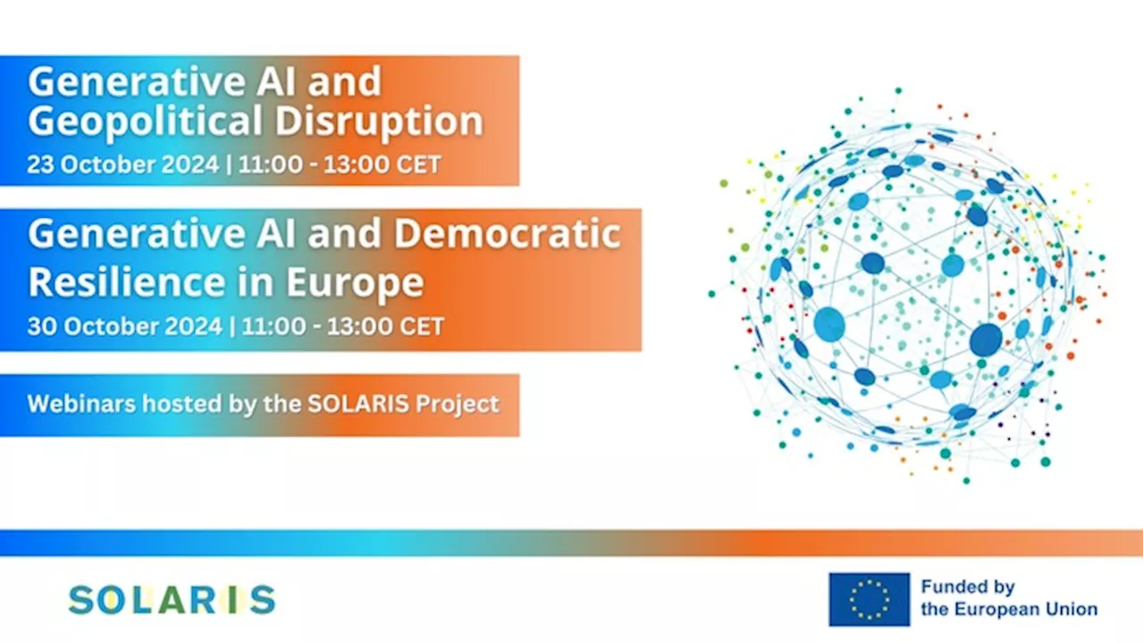 Doppio appuntamento con l'IA generativa tramite i webinar di Solaris