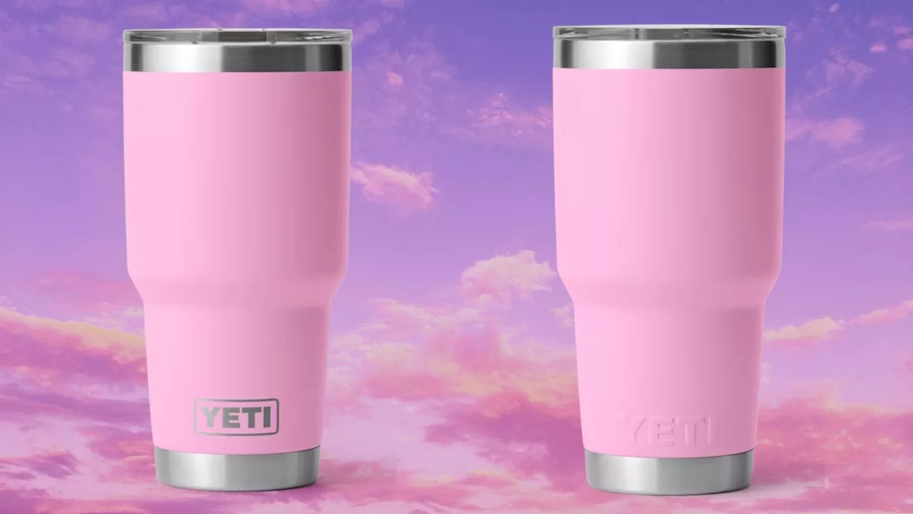 Yeti is offering 20% off its Power Pink Rambler for a limited-time