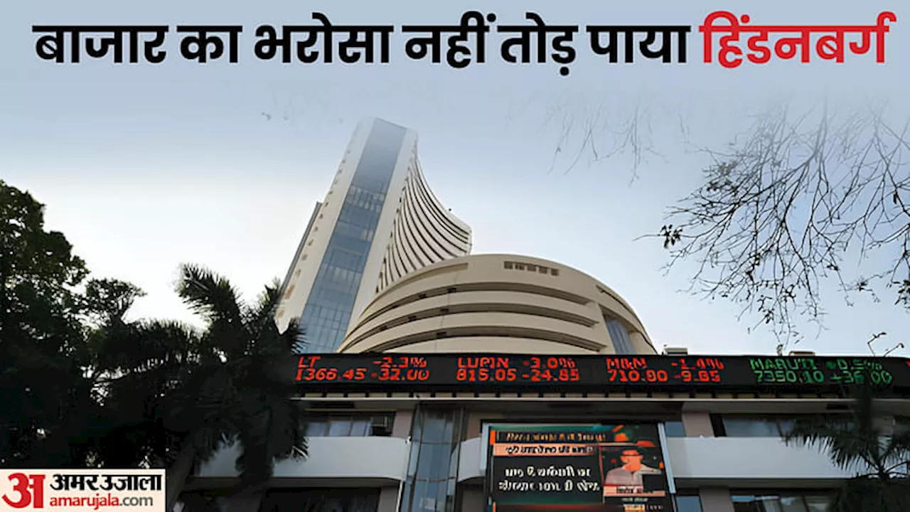 Sensex Opening Bell: हिंडनबर्ग के आरोपों को नकार गिरकर संभला बाजार; सेंसेक्स 378 अंक चढ़ा, निफ्टी 24400 पार