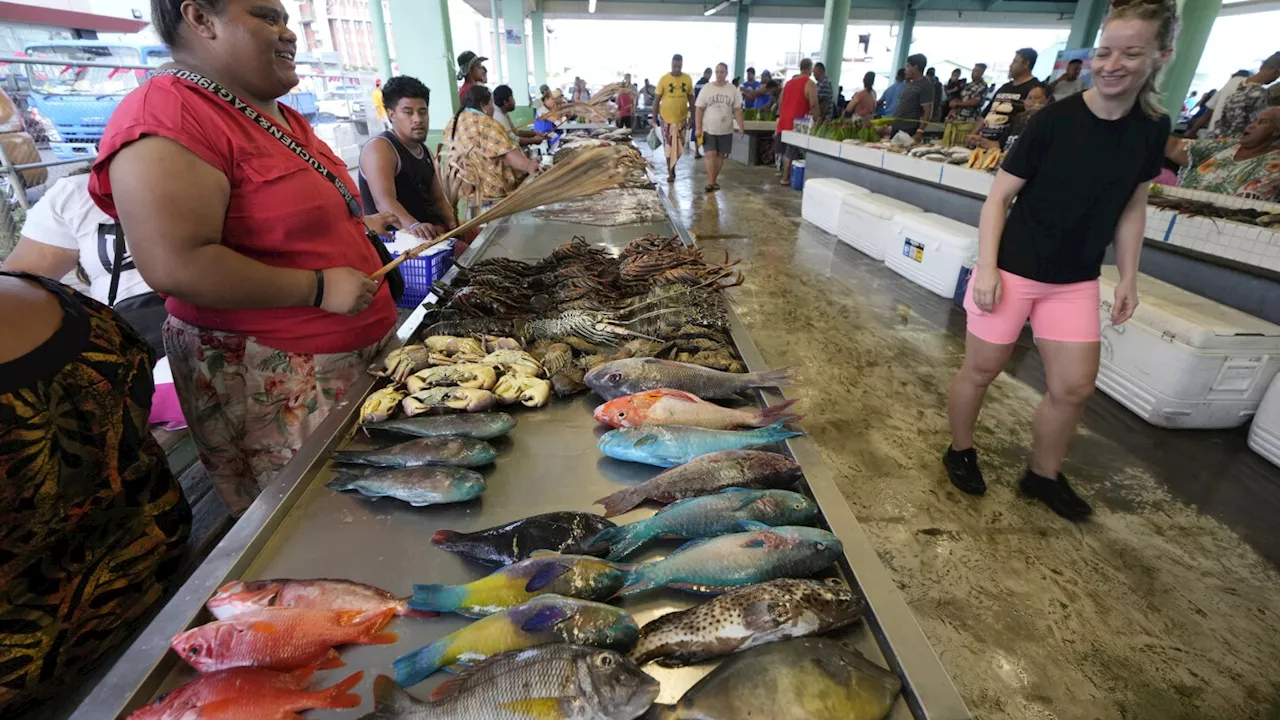 A Samoan village prepares to welcome King Charles but fears an uncertain future for its reef