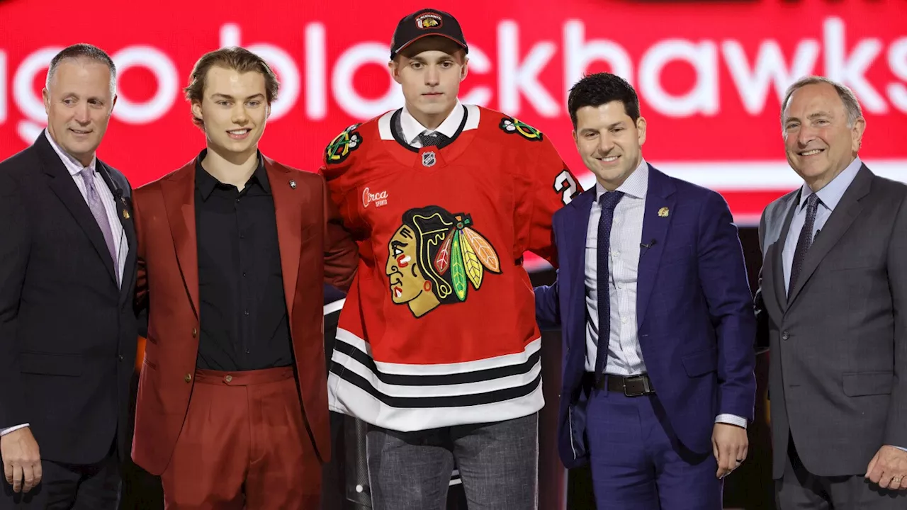 Blackhawks activate defenseman Levshunov and assign the No. 2 overall pick to the minors