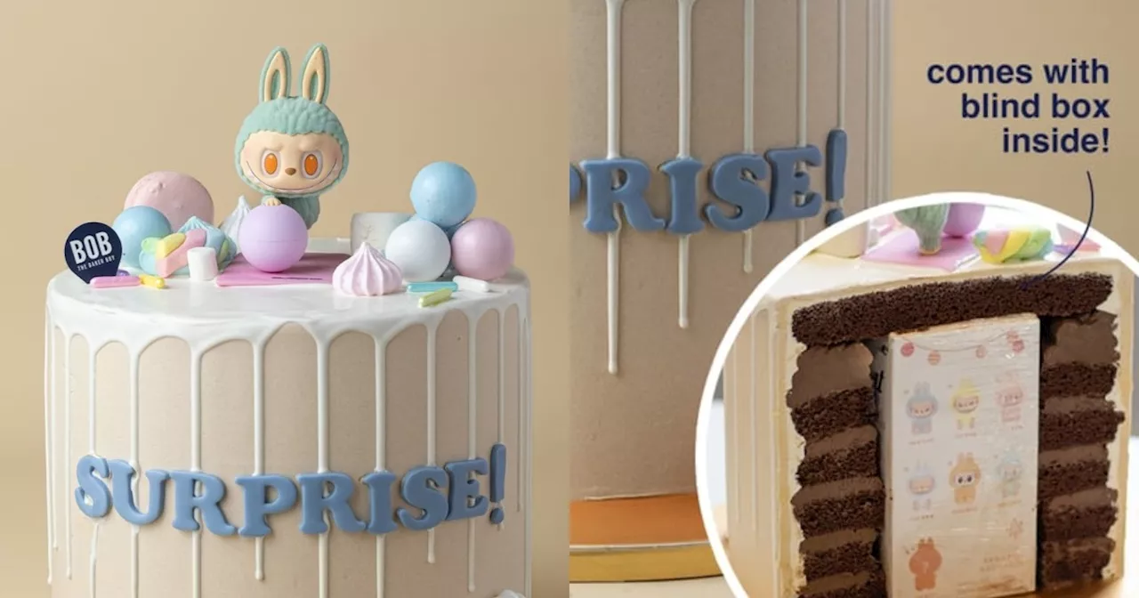 Next-level unboxing: Local bakery selling $389 Labubu cake with blind box inside