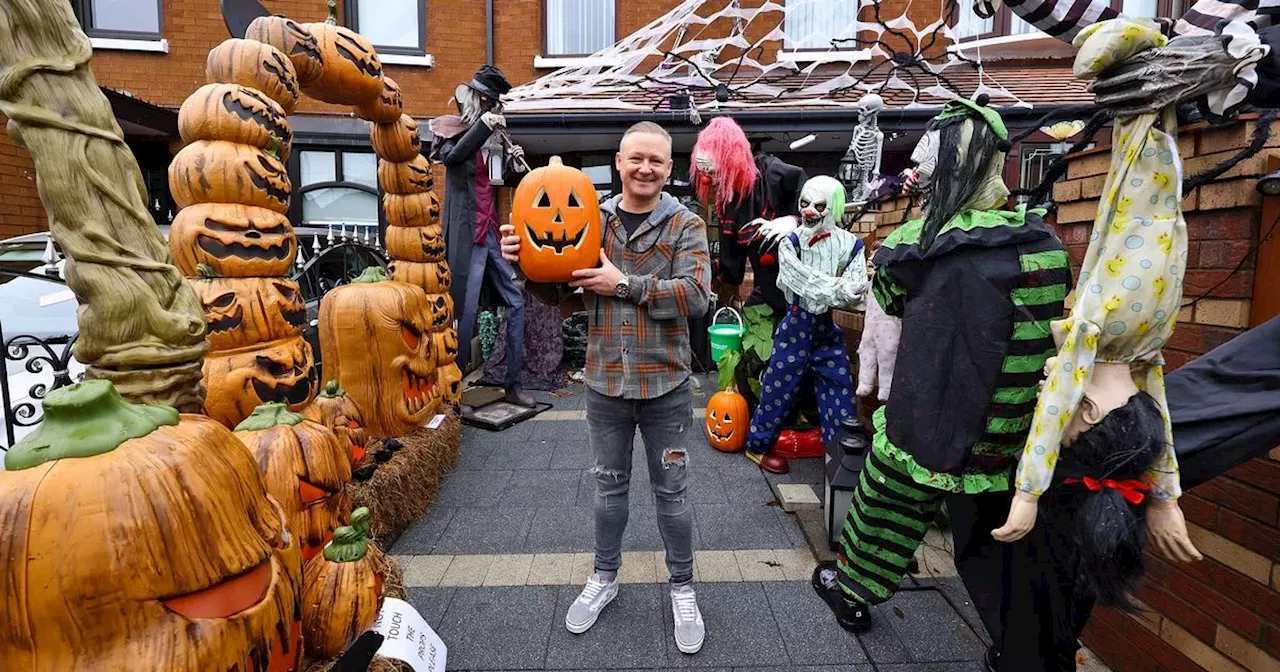 WATCH: Belfast man's frightful Halloween Manor inspired by loss of loved ones