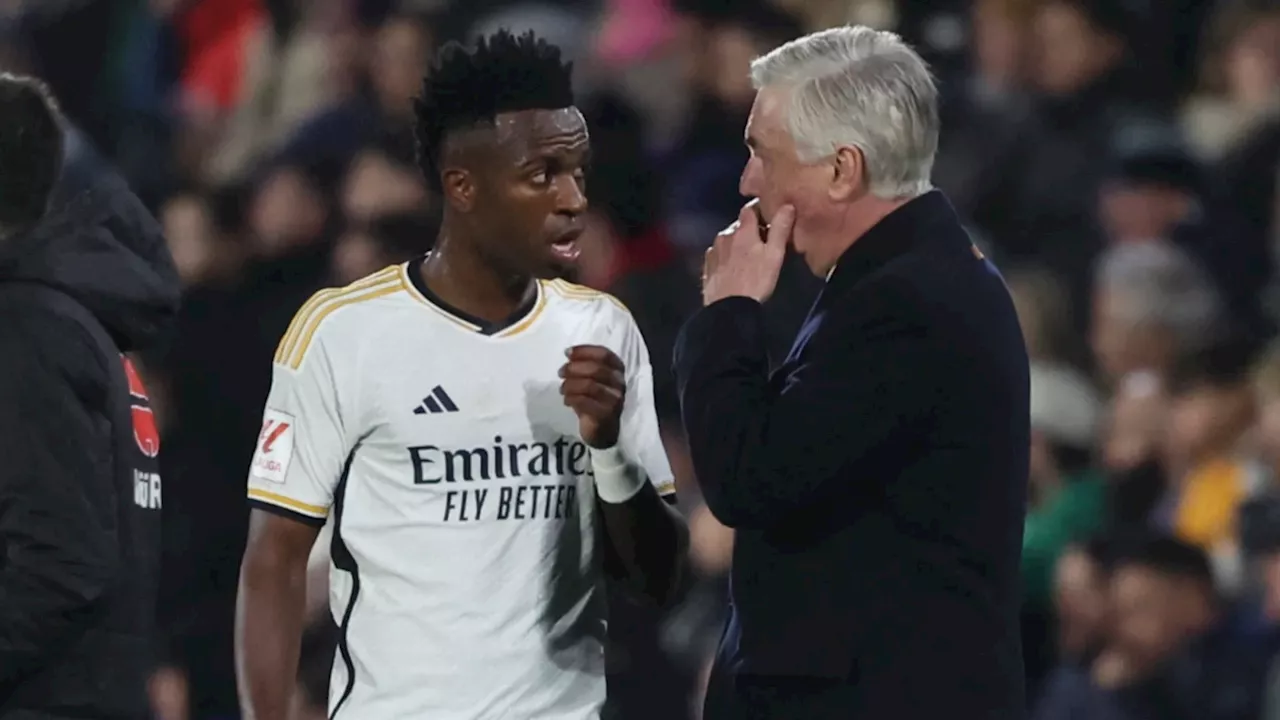 Ancelotti, DT del Real Madrid: 'Vinícius va a ganar el Balón de Oro'