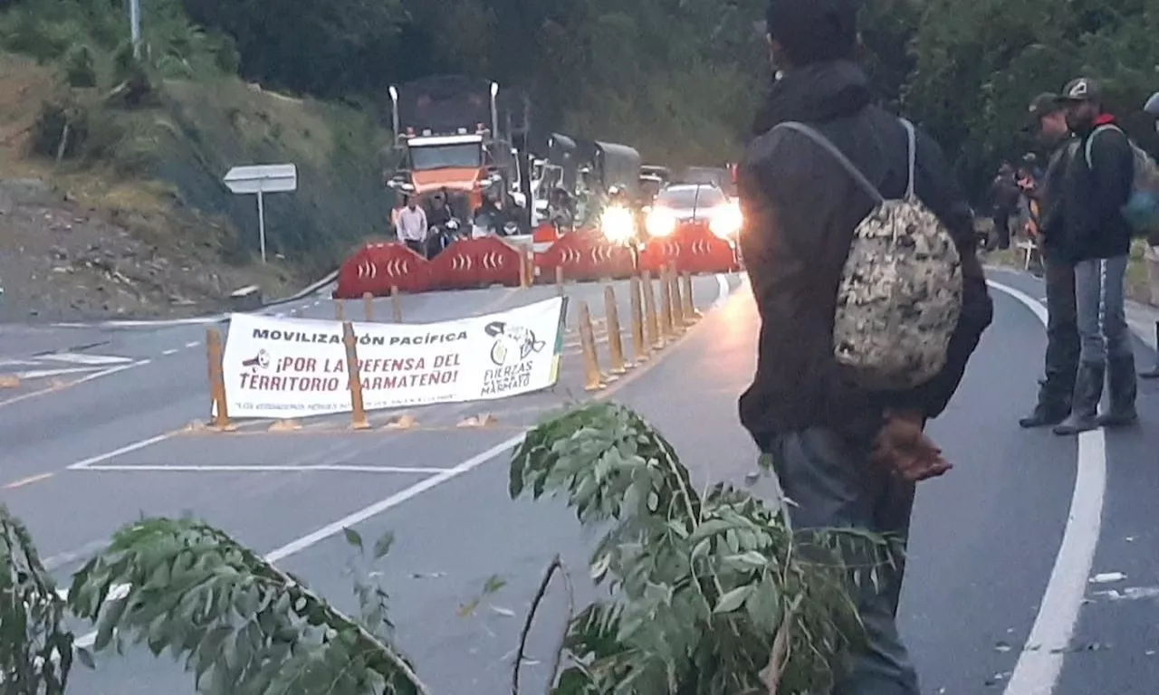 Paro minero: hay bloqueos en vía Manizales- Medellín por protestas