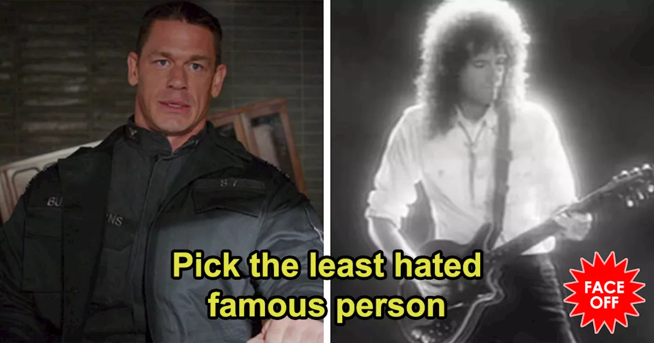 Celebrity Face-Off: Least Hated Famous People Today