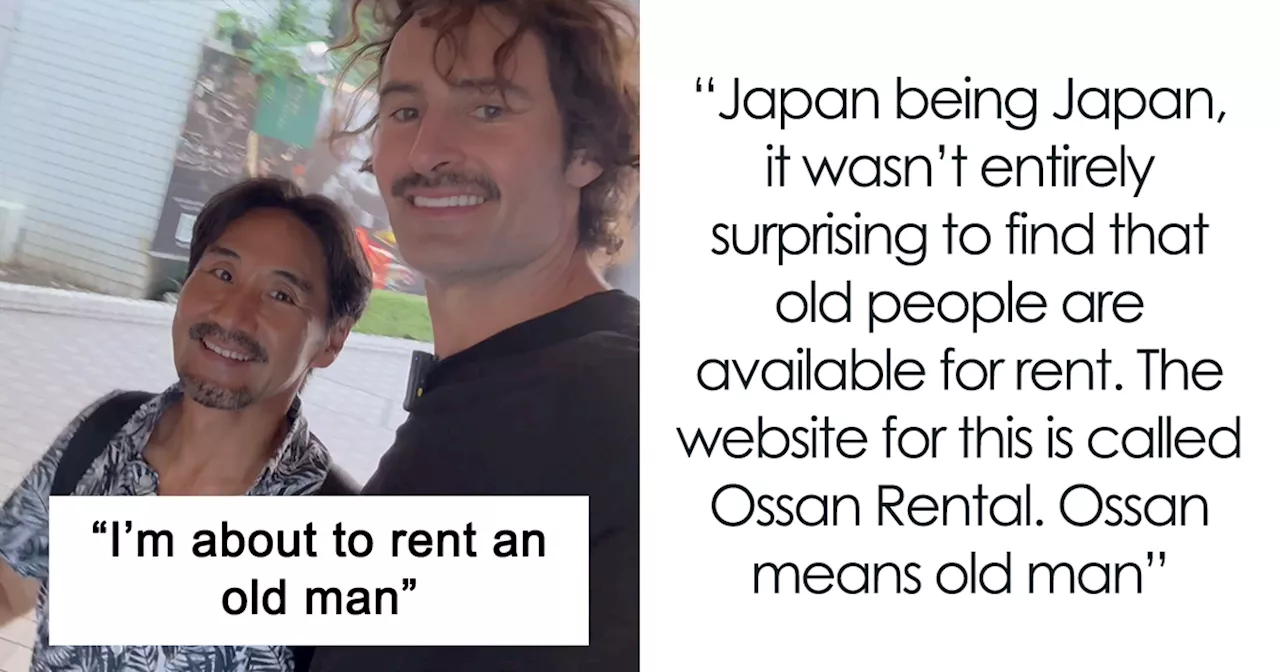 Man Has A Completely Unique Experience By Going To Japan And “Renting An Old Man”