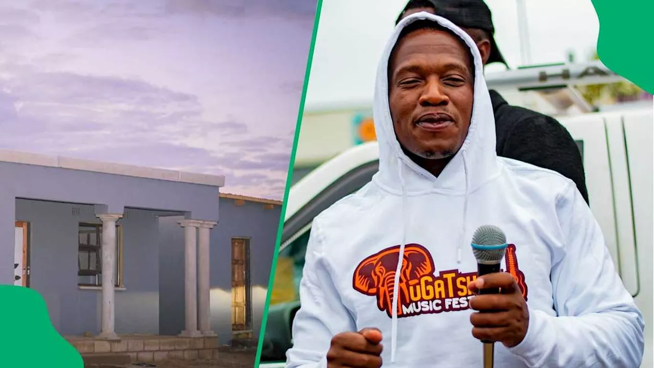 Gatsheni Builds New Home for Rural KZN Family, Mzansi Lauds 'Hit After Hit' Singer: 'God Bless You'