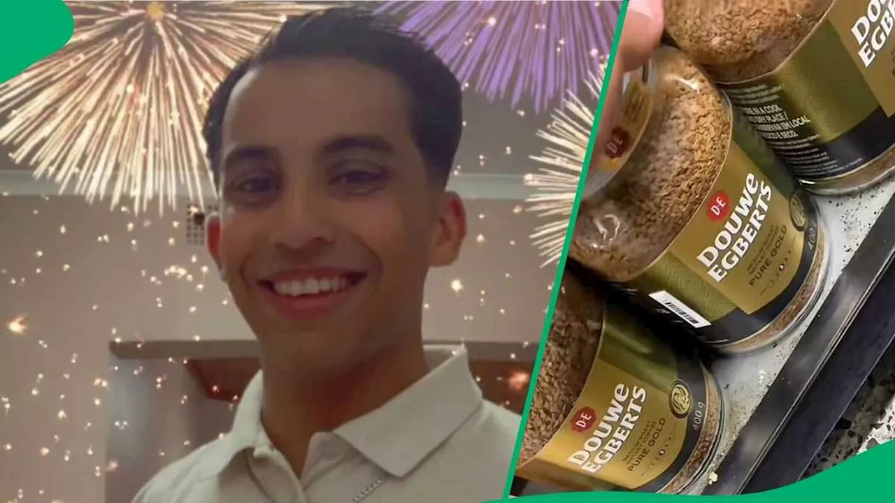 Man Quickly Puts Back Douwe Egberts Coffee After Seeing Price Tag, Video Leaves SA Cracking Up