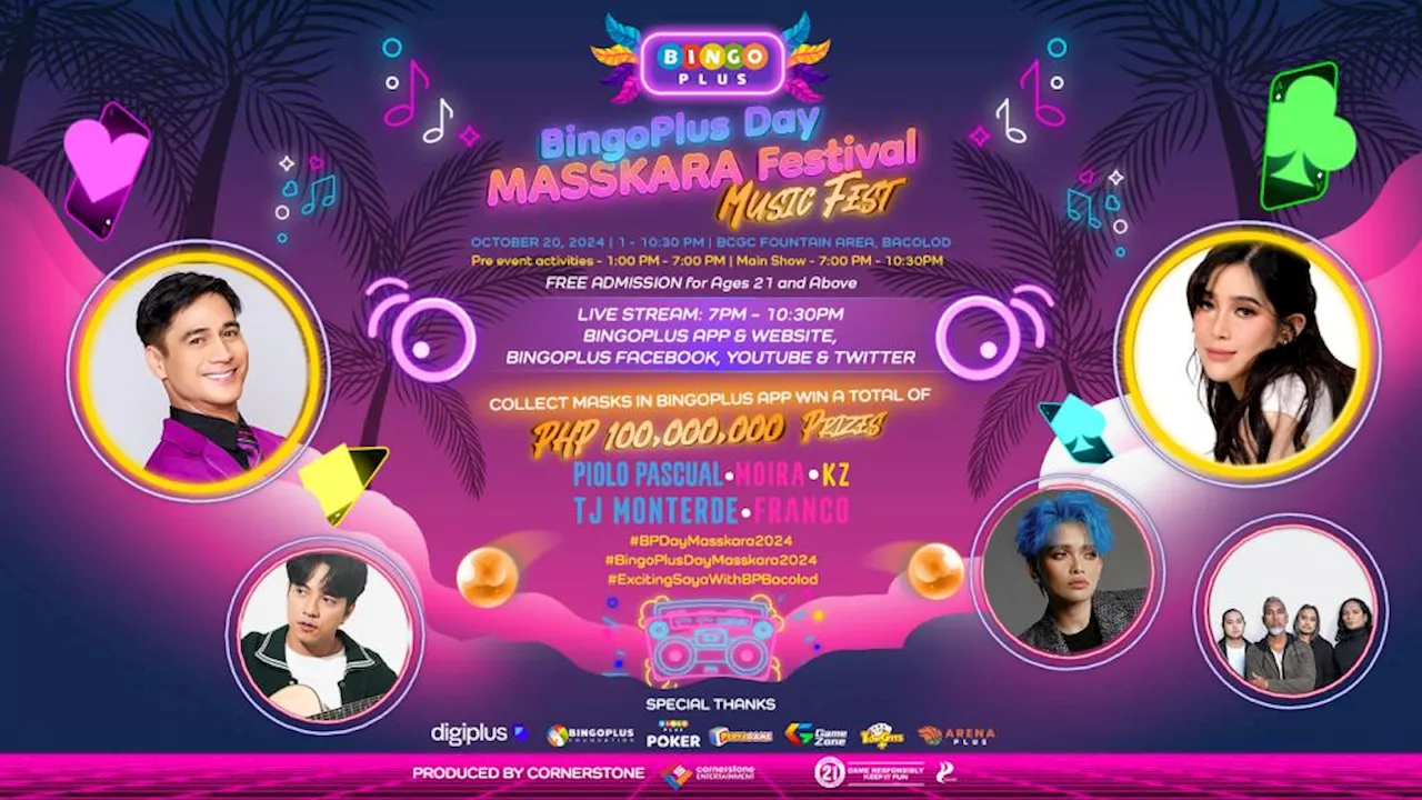 BingoPlus Day 6, the MassKara Music Festival 2024 is on the horizon