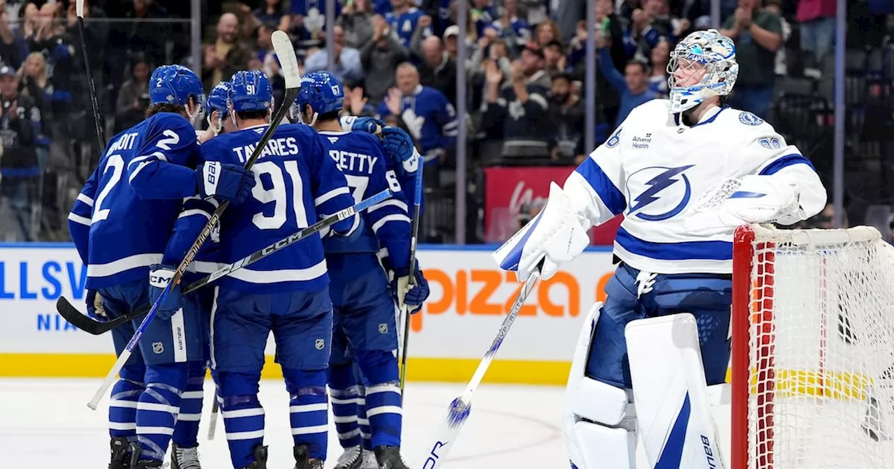 William Nylander powers Maple Leafs over Lightning 5-2