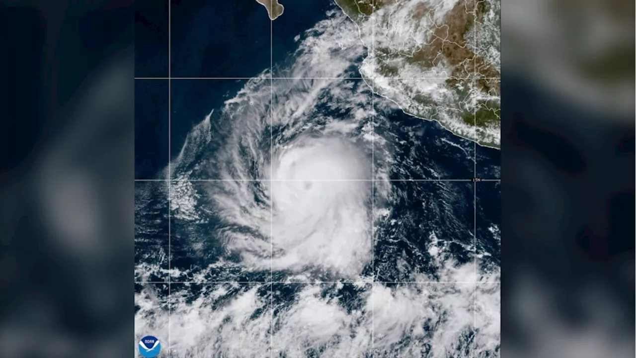 Kristy strengthens into a hurricane in the eastern Pacific Ocean