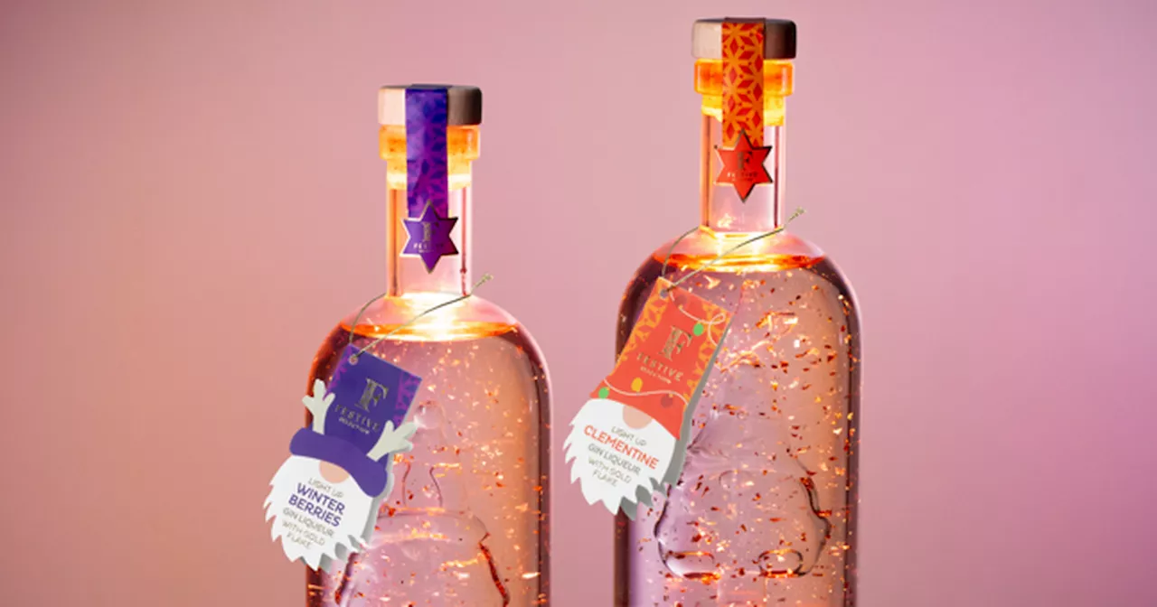 B&M launches 'lush' new £14 'light up' gin range just in time for Christmas