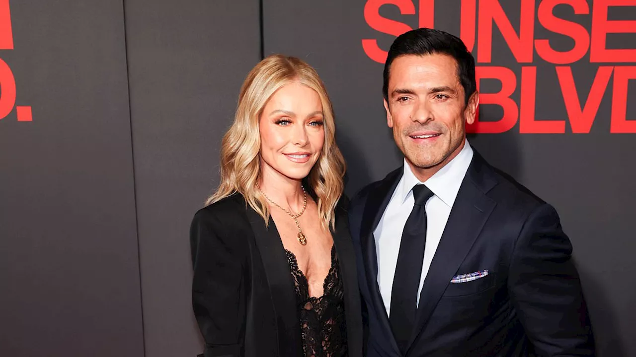 Kelly Ripa and husband Mark Consuelos put on a strong united front at Broadway opening