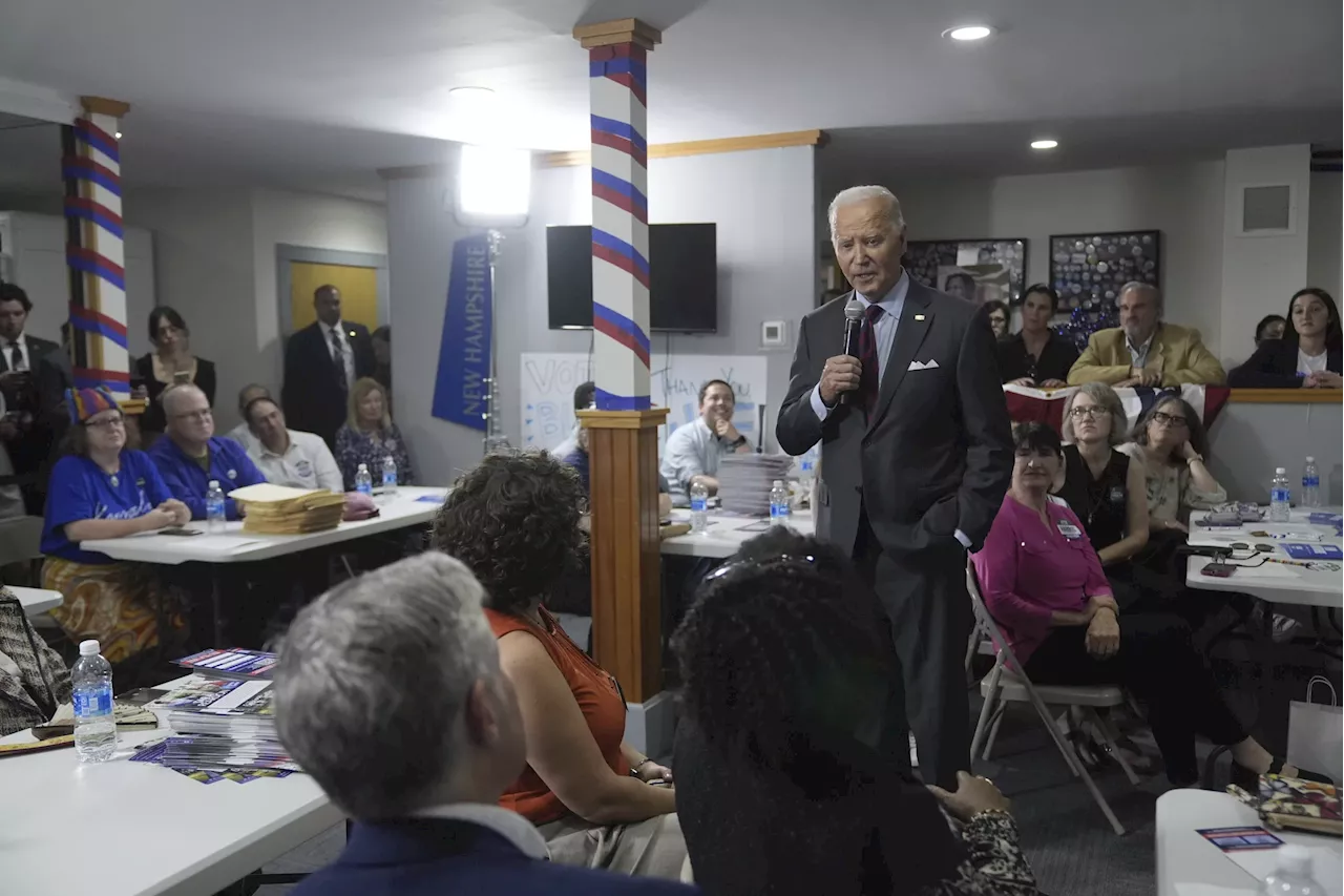 Biden encourages voters to ‘politically lock’ Trump up