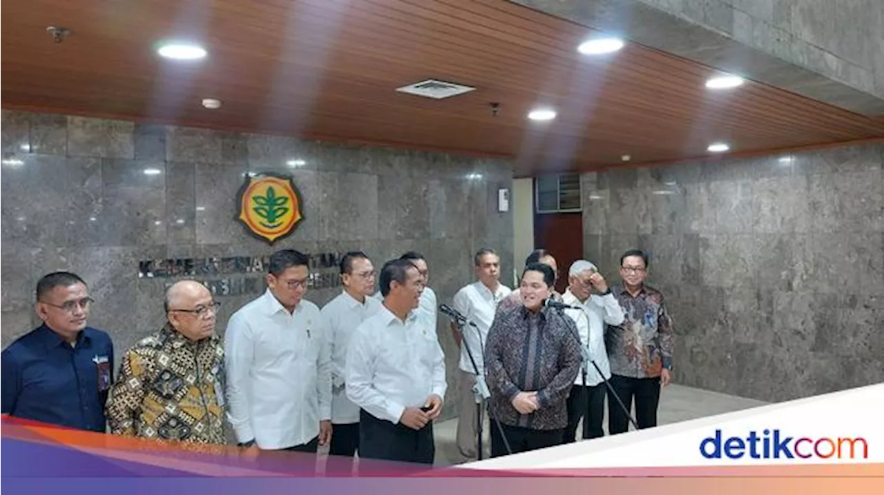 Amran Gandeng Erick Thohir, Kejar Swasembada Pangan dalam 4 Tahun