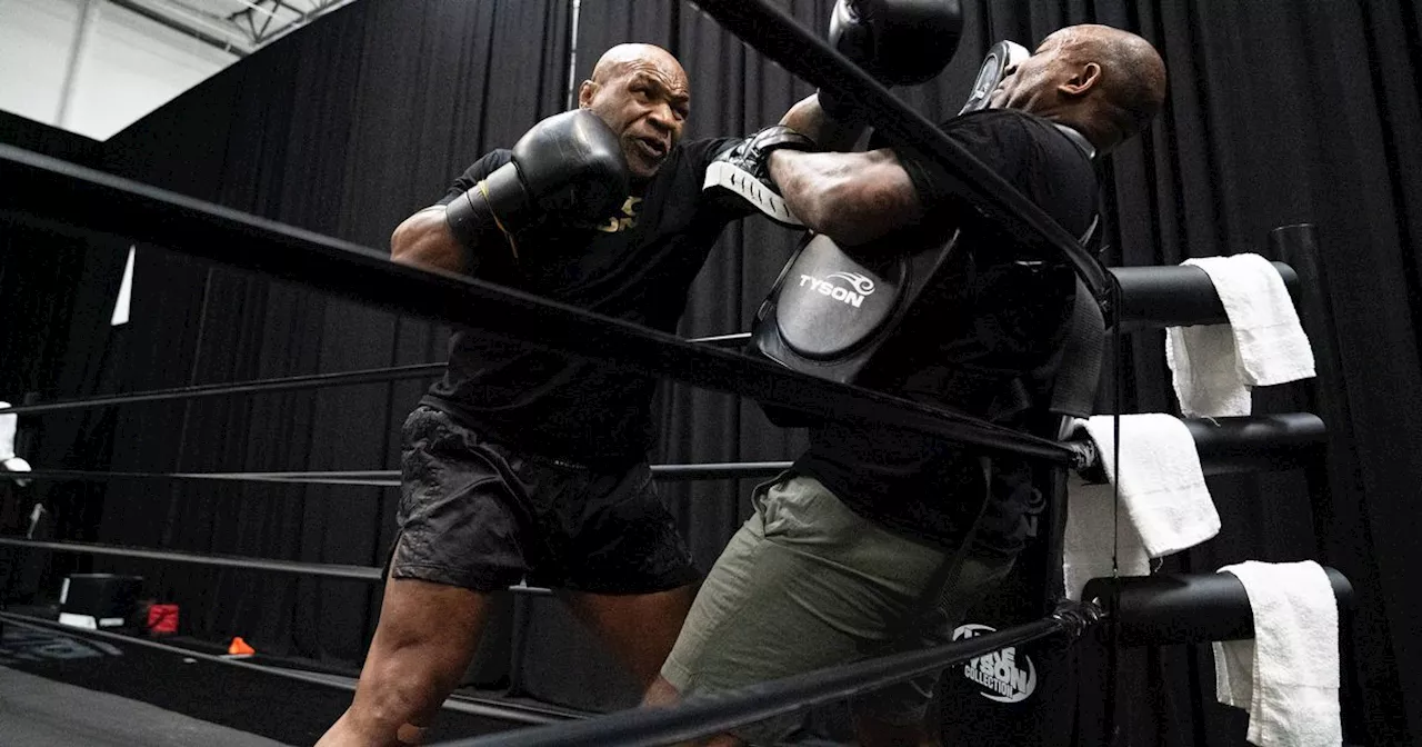 Mike Tyson shares rare Jake Paul fight sparring footage but major issue is spotted