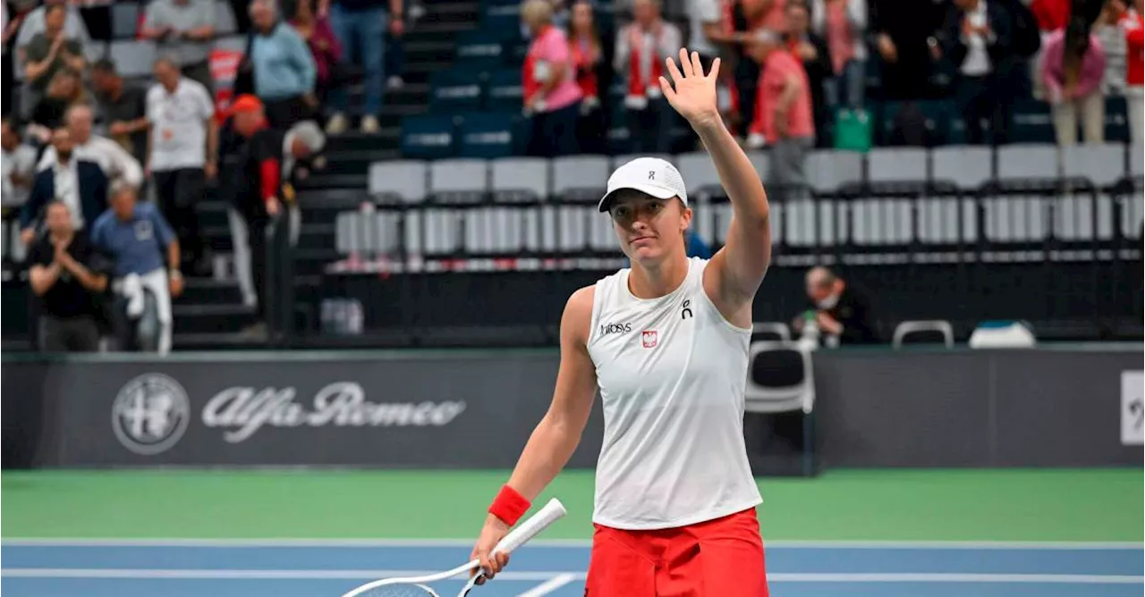 Sorpresa en la Billie Jean King Cup: la tenista Iga Swiatek, número dos del mundo, jugará con Polonia