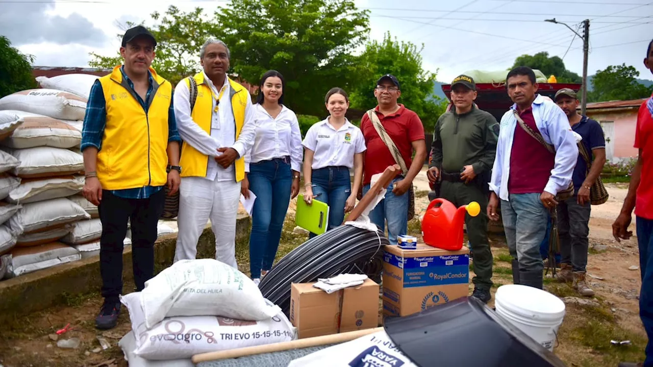 Campesinos recibieron kits agropecuarios en zona rural de Valledupar