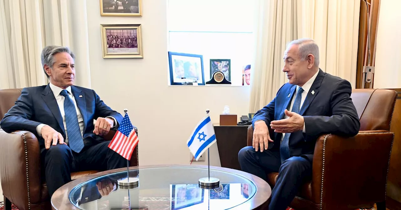 Blinken y Netanyahu coinciden en una estrategia para una tregua en Gaza