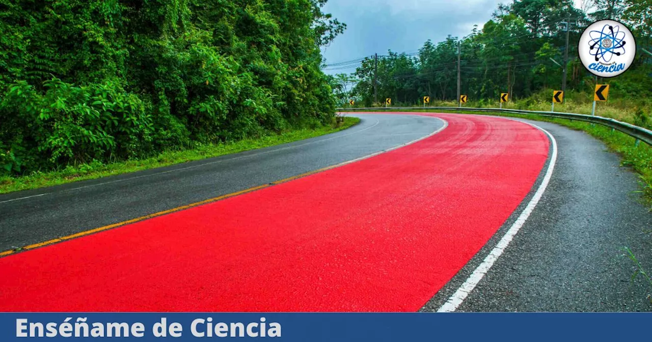 Contén la respiración antes de saber por qué algunas carreteras están pintadas de rojo